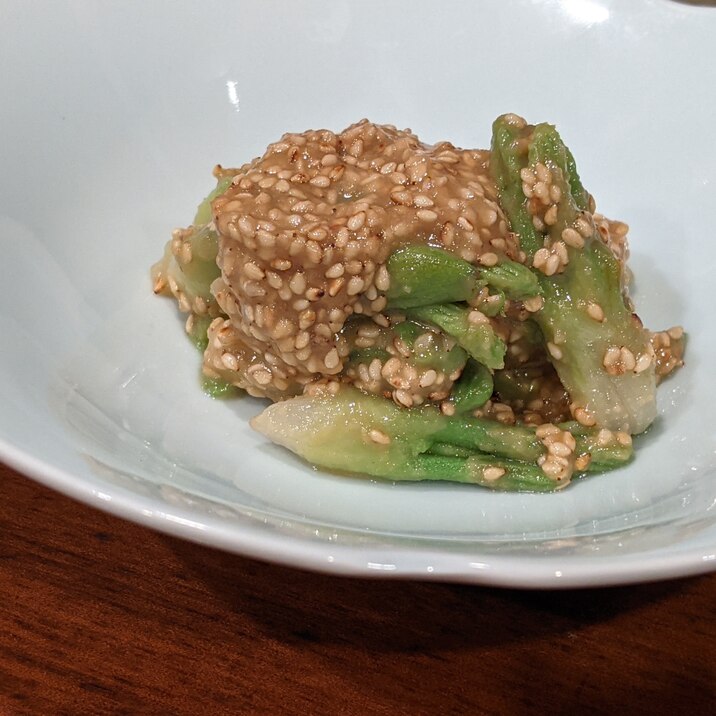 大人のおつまみ！タラの芽の胡麻味噌和え